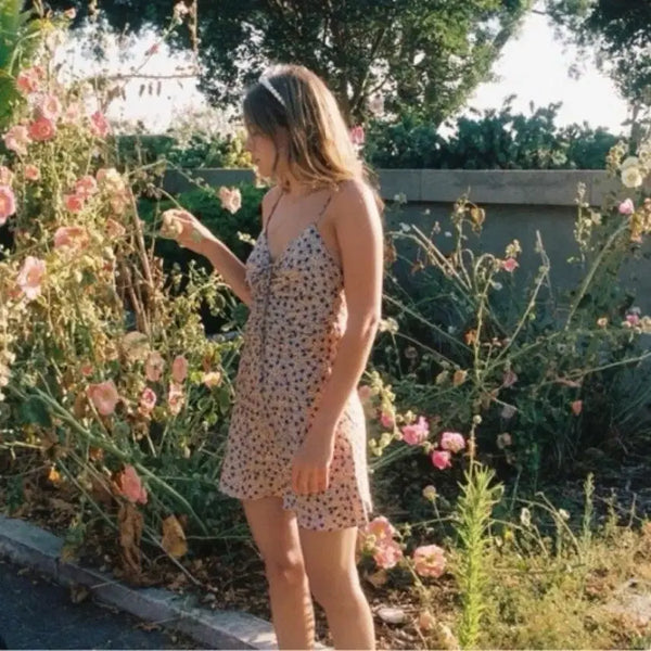 [BUNJANG] Zara Floral Mini Dress - Size M / (새상품) 자라 플로럴 미니원피스 M사이즈