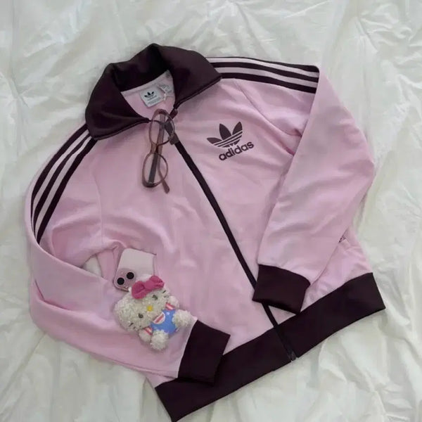 [BUNJANG] Adidas Pink Track Jacket / 아디다스 핑크 져지