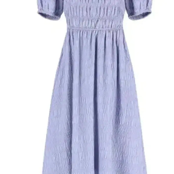 [BUNJANG] VIKI Puff Shirring Dress One Size (55-66) / 비키 퍼프셔링 원피스 프리사이즈(55~66) 새제품