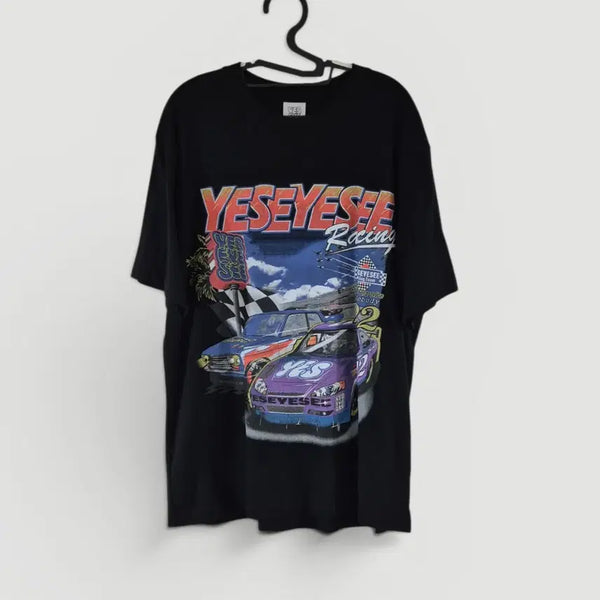 [BUNJANG] Yeseyesee Racing Car Short Sleeve T-Shirt / [L]예스아이씨 레이싱카 반팔티 신품급