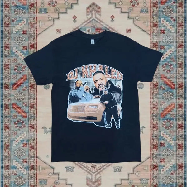[BUNJANG] 00s DJ Khaled Vintage Graphic T-Shirt (M) / 00s DJ Khaled 빈티지 그래픽 반팔티 (M)