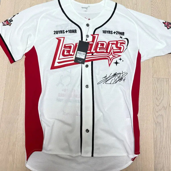 [BUNJANG] SSG Landers Choi Jeong Home Run Commemorative Baseball Jersey / 최정 홈런 기념 유니폼 ssg 랜더스 20x10x20 연속홈런
