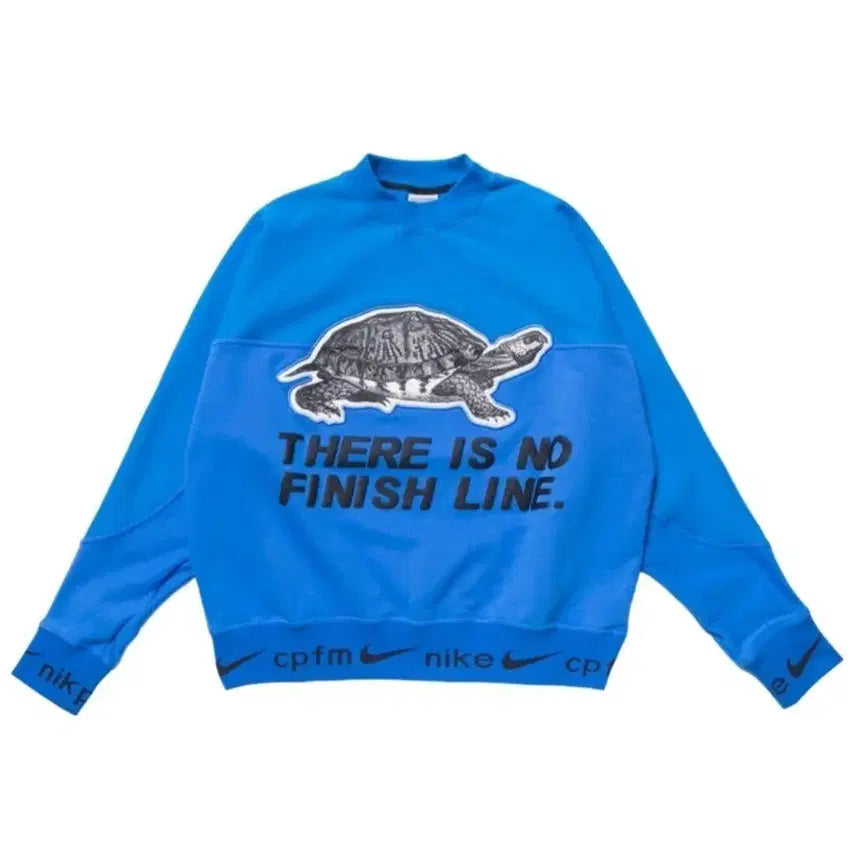 [BUNJANG] Nike x CPFM Fleece Crewneck Blue / [L] 나이키 x CPFM 플리스 크루넥 블루