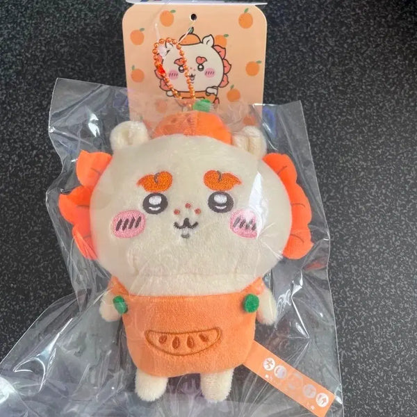 [BUNJANG] Chiikawa Orange "Shisa" Fruit Mascot Keychain / 2주 내 출고/치이카와) 치이포케 귤 시사 과일 마스코트 키링