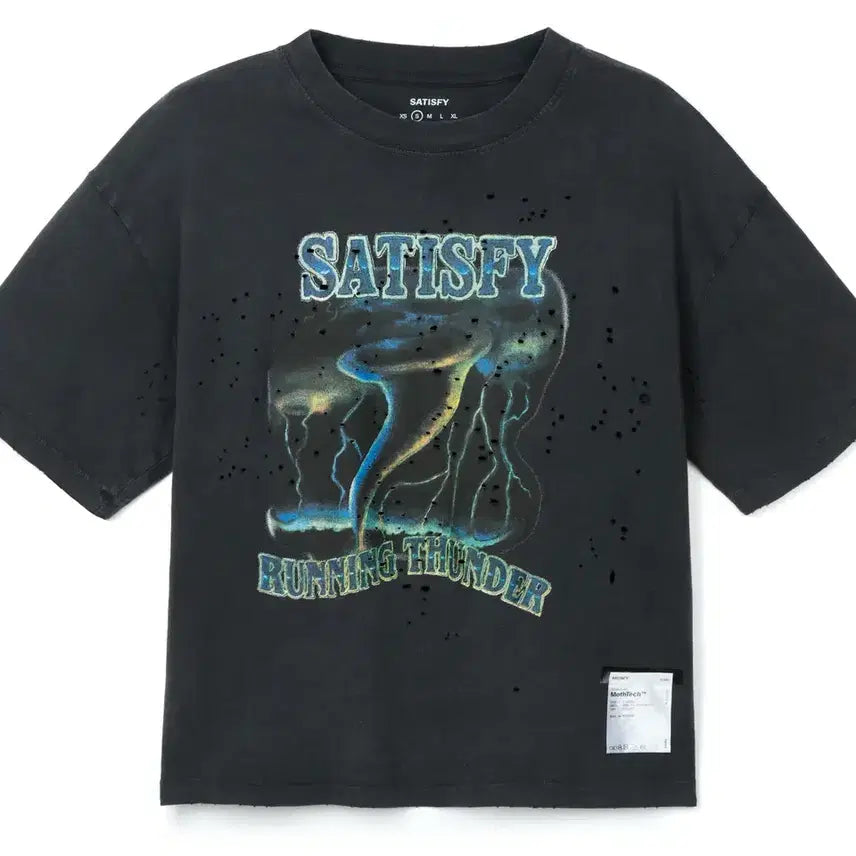 [BUNJANG] Satisfy Mothtech T-Shirt M / satisfy mothtech t-shirt  여성 M사이즈