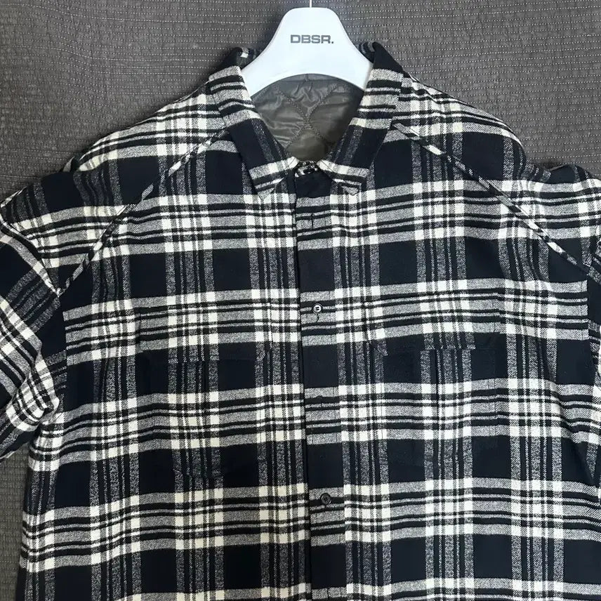 [BUNJANG] 20FW JUUN.J Men's Reversible Check Hooded Down Jacket / [48] 20FW 준지 남성 체크 후드 양면 패딩 자켓