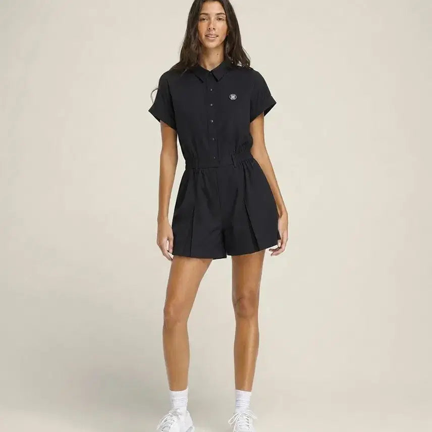 [BUNJANG] G/FORE Women's Button Collar Jumpsuit / 지포어 여성 버튼 카라 점프수트