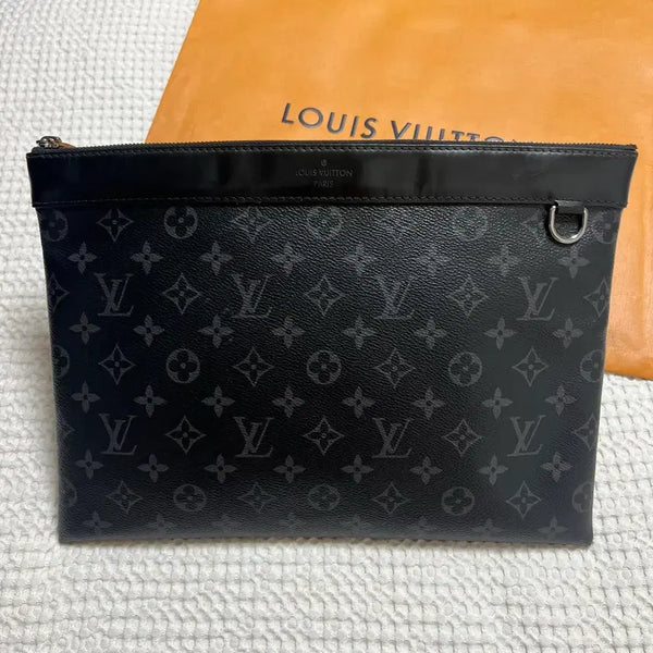 [BUNJANG] Louis Vuitton Eclipse Pochette Apollo Clutch Bag / (당일배송 정품) 루이비통 이클립스 포쉐트 아폴로 클러치백