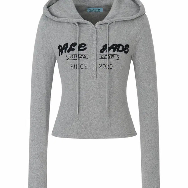 [BUNJANG] Pale JADE Retro Patch Hoodie Charcoal S / (새상품) 페일제이드 레트로 패치 후디 차콜 S 후드티