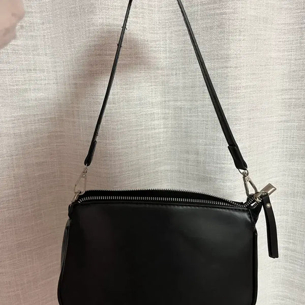 [BUNJANG] Black Shoulder Bag Crossbody Bag / 블랙 숄더백 크로스백 에이블리 가방 데일리