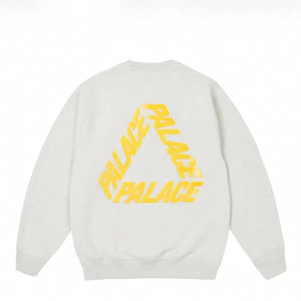 [BUNJANG] Palace P3 Glitter Crewneck Sweatshirt Grey / [XL] 팔라스 P3 글리터 크루 그레이 말