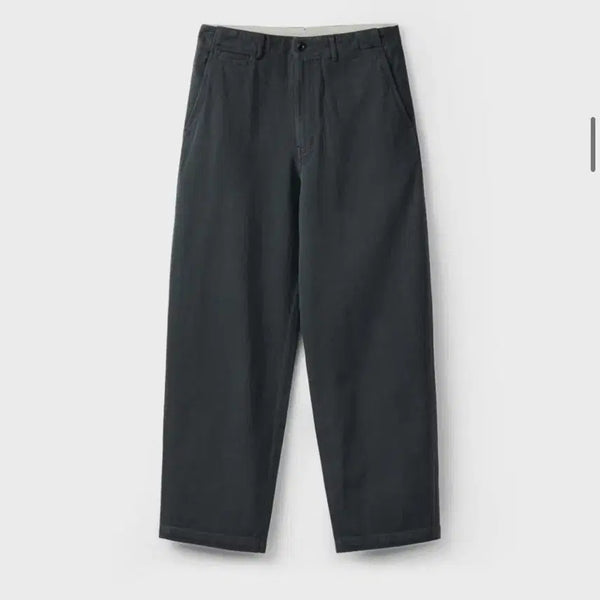 [BUNJANG] Union Blue Acorn Twill Chino Pants Washed Black / 유니온블루 아콘 트윌 치노 팬츠 워시드 블랙M