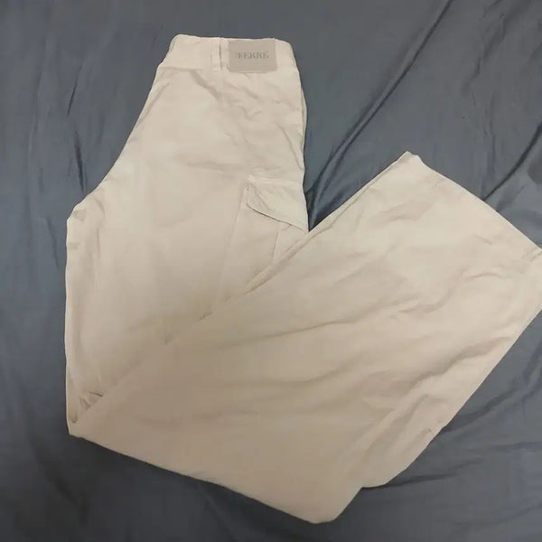 [BUNJANG] FERRE Wide Cargo Pants / 이탈리아 명품 페레(FERRE) 와이드 카고 바지