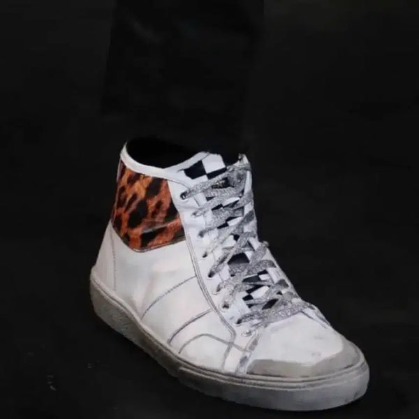 [BUNJANG] Saint Laurent Surf Leopard High Top Sneakers / 구매) 생로랑 서프 레오파드 41,42