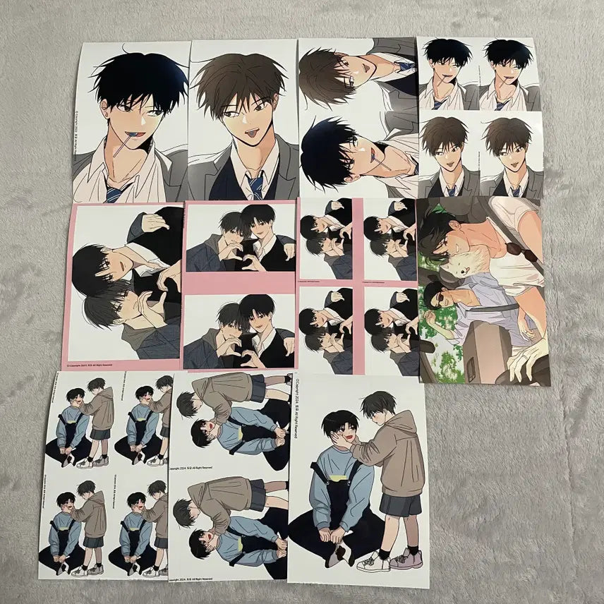 [BUNJANG] Loosely Known Romance Summer Night Lupin Printing Box BL Webtoon / 행방불명 로맨스 썸머 나잇 루팡 프박 프린팅박스 bl 비엘 웹툰