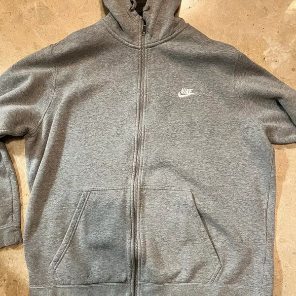 [BUNJANG] Nike Grey Full-Zip Hoodie / 나이키 후드집업 그레이