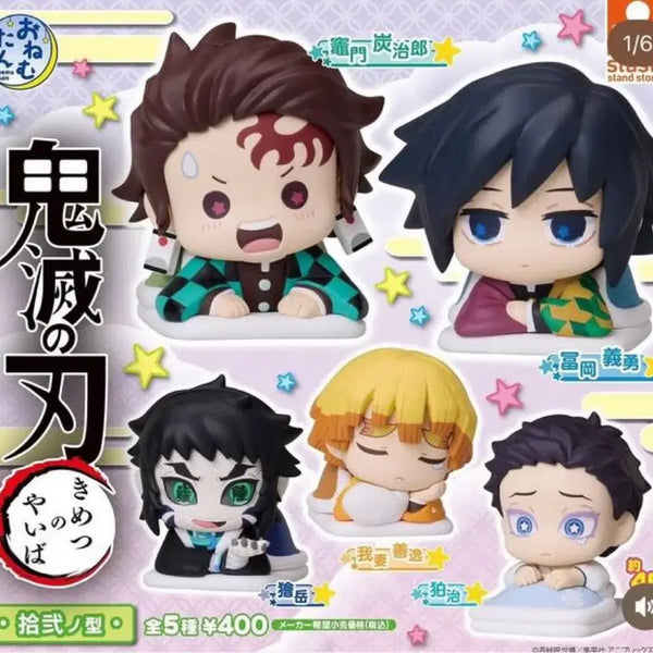 [BUNJANG] Demon Slayer: Kimetsu no Yaiba Mugen Train Onemutan Gacha Full Set (Giyu, Hakuji, Zenitsu, etc.) / (풀셋) 귀멸의칼날 무한성 오네무탄 가챠(기유 하쿠지 젠이츠 등)