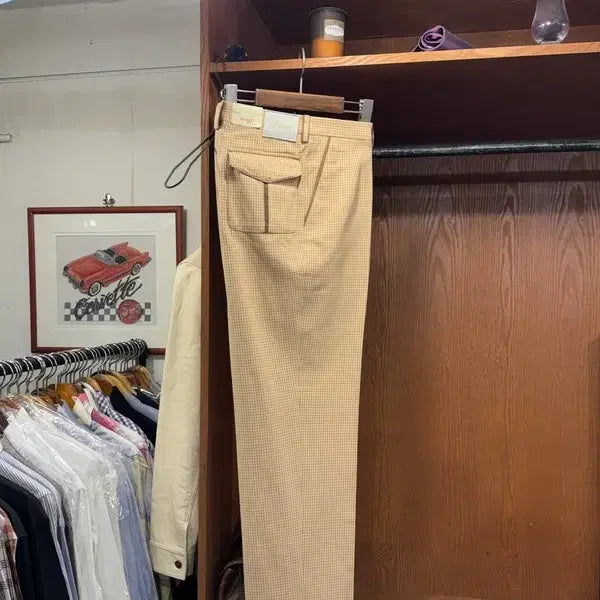 [BUNJANG] Brioni Cotton Wool Blend Pleated Trousers / 브리오니 팬츠 33~34