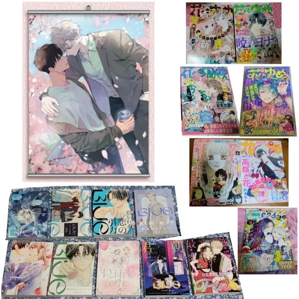 [BUNJANG] Horizon Yuji Fashion Large Tapestry + Japanese Magazine, Manga Bundle Set (Sealed) / (일괄)(미개봉) 호라이즌 유우지 패션 대형 태피스트리+일본 잡지, 만화