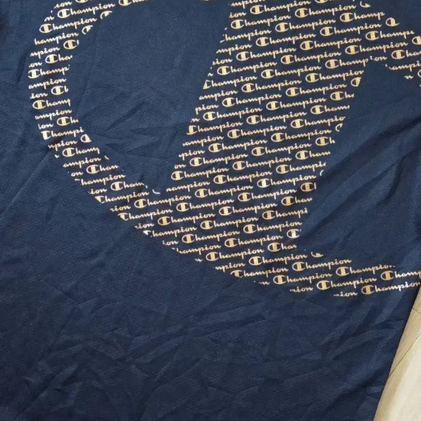 [BUNJANG] Champion Big Logo T-Shirt Navy Size 95 / 신품수준 _ 챔피언 빅로고 반팔 95