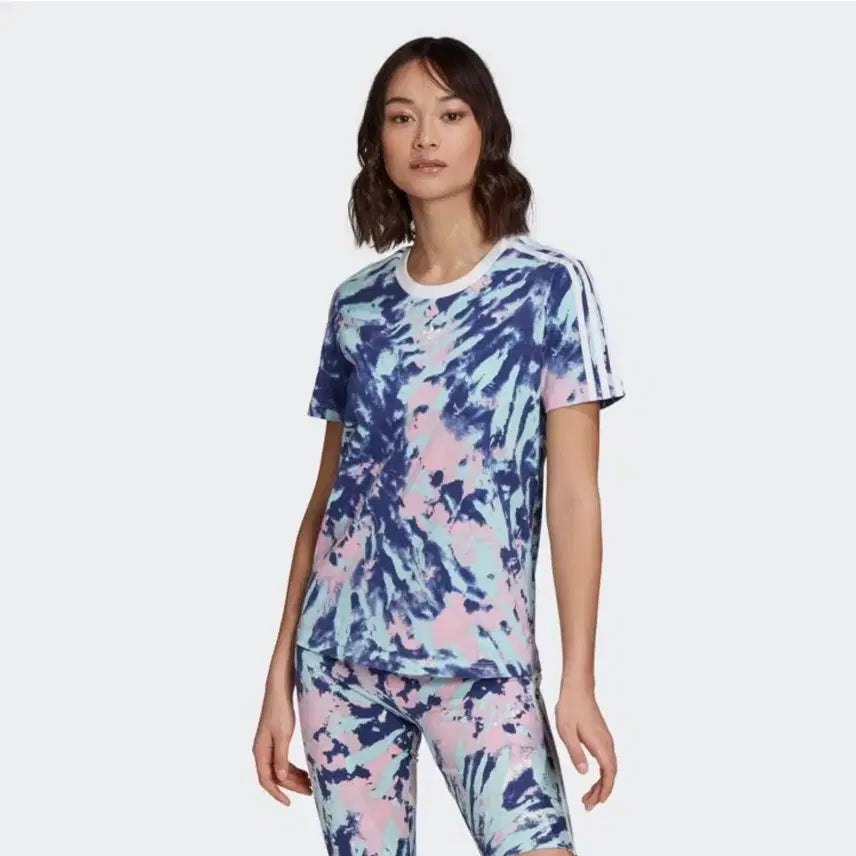 [BUNJANG] Adidas Tie-Dye T-Shirt / ADIDAS 타이다이 반팔 티셔츠