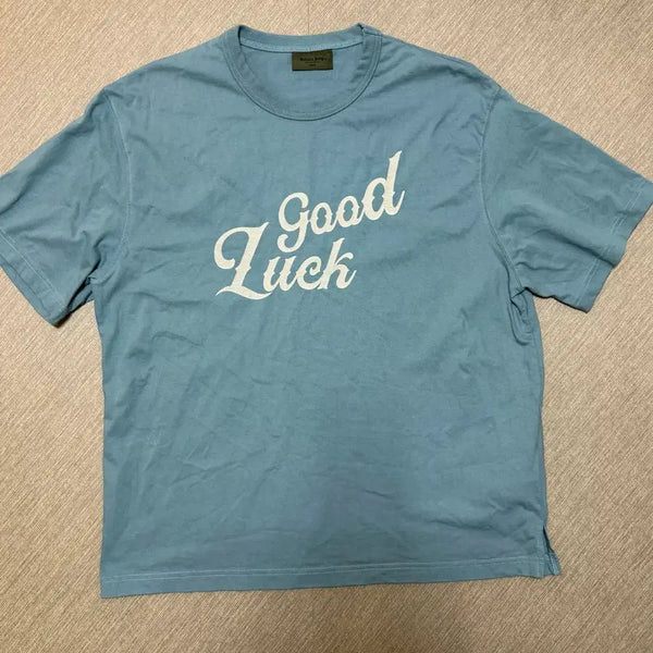 [BUNJANG] Uniform Bridge Good Luck T-Shirt / Uniform Bridge Good Luck 반팔 티셔츠