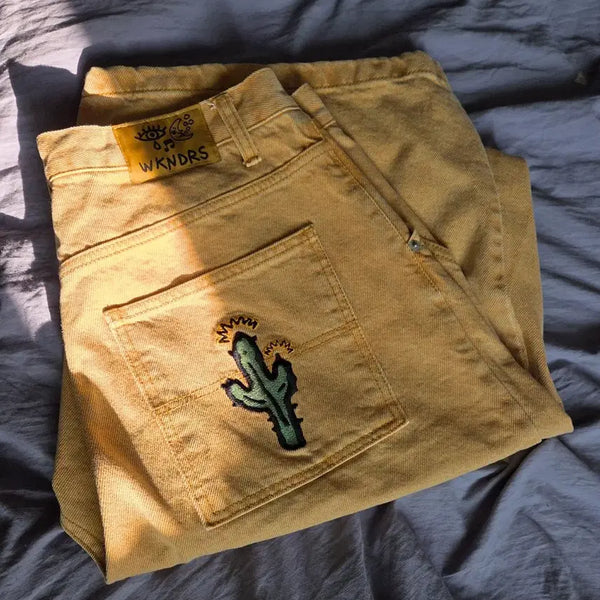 [BUNJANG] WECANDERS Ice Cream Denim Shorts Beige L / 위캔더스 아이스크림 데님 쇼츠 베이지 L 34