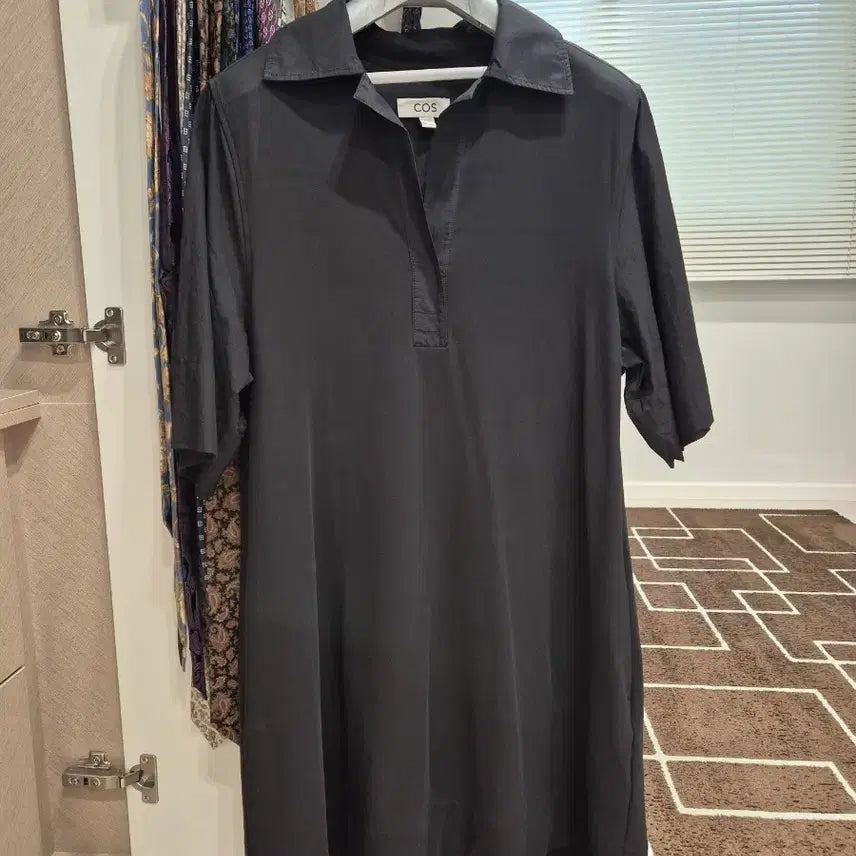 [BUNJANG] COS Black Short Sleeve Dress Size S / COS 코스 블랙 반팔 원피스 s