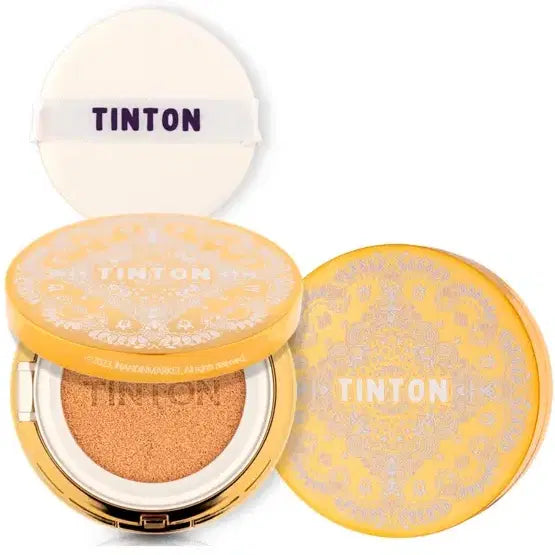 [BUNJANG] Tintone Cushion (No. 21) + Crystal Flower Lipstick Set / 틴톤 대왕쿠션 21호 + 크리스탈 꽃 립스틱
