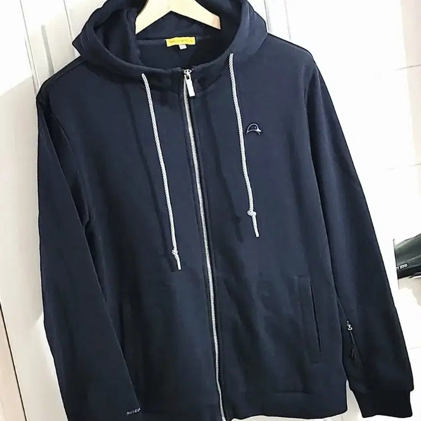 [BUNJANG] Mandarin Duck Navy Hooded Zip-Up L / [만다리나덕] 후드집업 네이비 새상품급