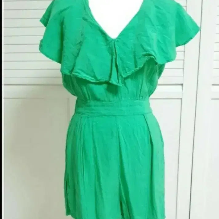 [BUNJANG] Viscose Linen Jumpsuit / 비스코스 린넨 점프수트  새상품