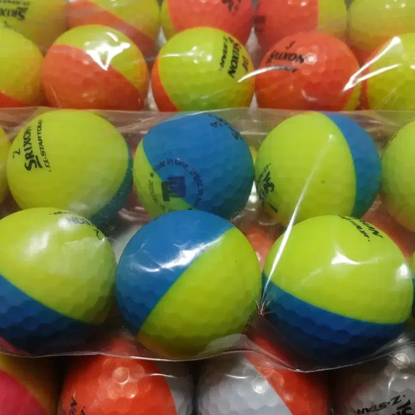 [BUNJANG] Srixon Mix Golf Balls (50pc) - Lost Balls for Field Use / 스릭슨 반반공 지스타 큐스타 50알/ 로스트볼 깔끄미 필드용