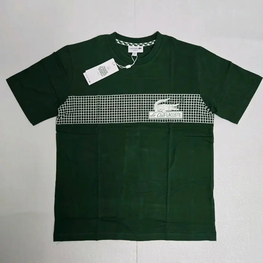 [BUNJANG] Lacoste Le Club Short Sleeve T-Shirt Green / 라코스테 클럽 반팔 티셔츠 그린