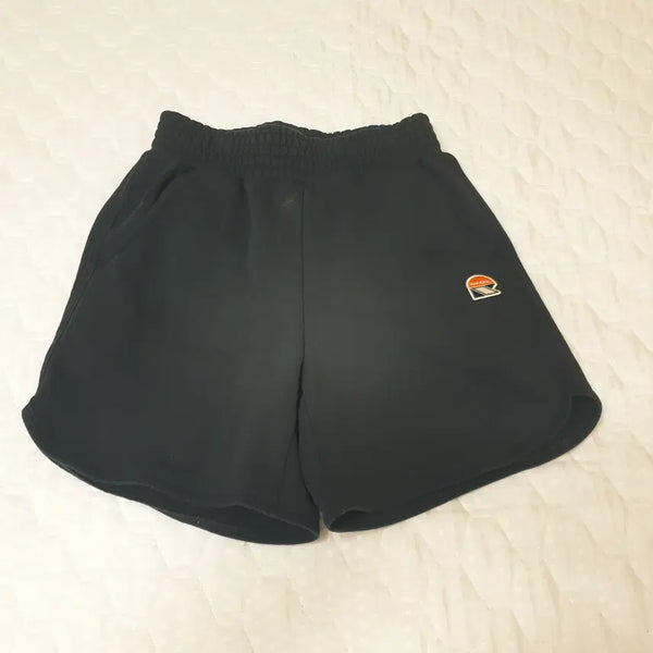 [BUNJANG] Kangol Black Cotton Shorts S / 캉골블랙 면반바지.S.
