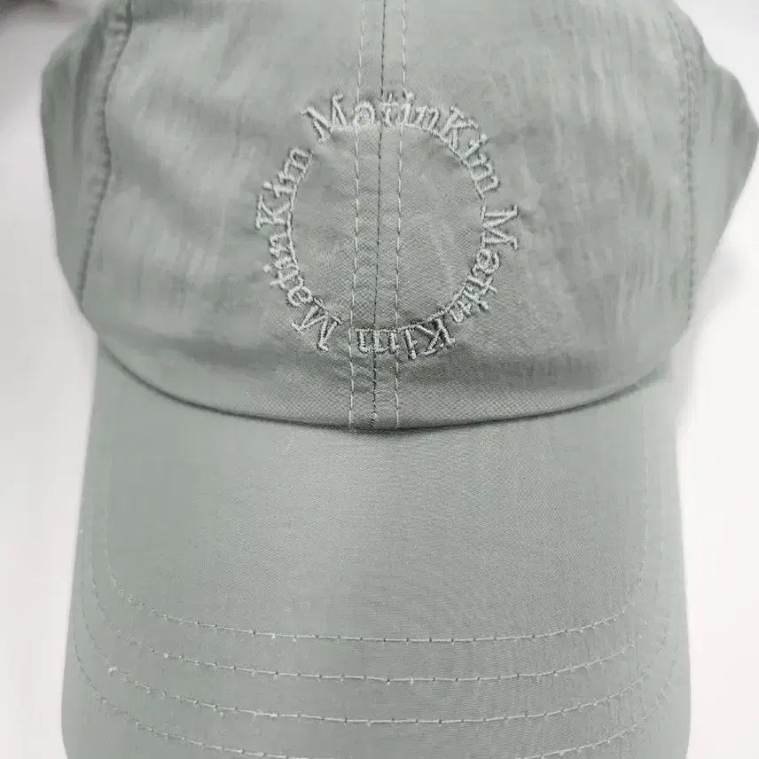 [BUNJANG] Matin Kim Macaron Logo Ball Cap Khaki / 마뗑킴 볼캡 카키 Matin Kim 모자 마카롱 로고 새상품
