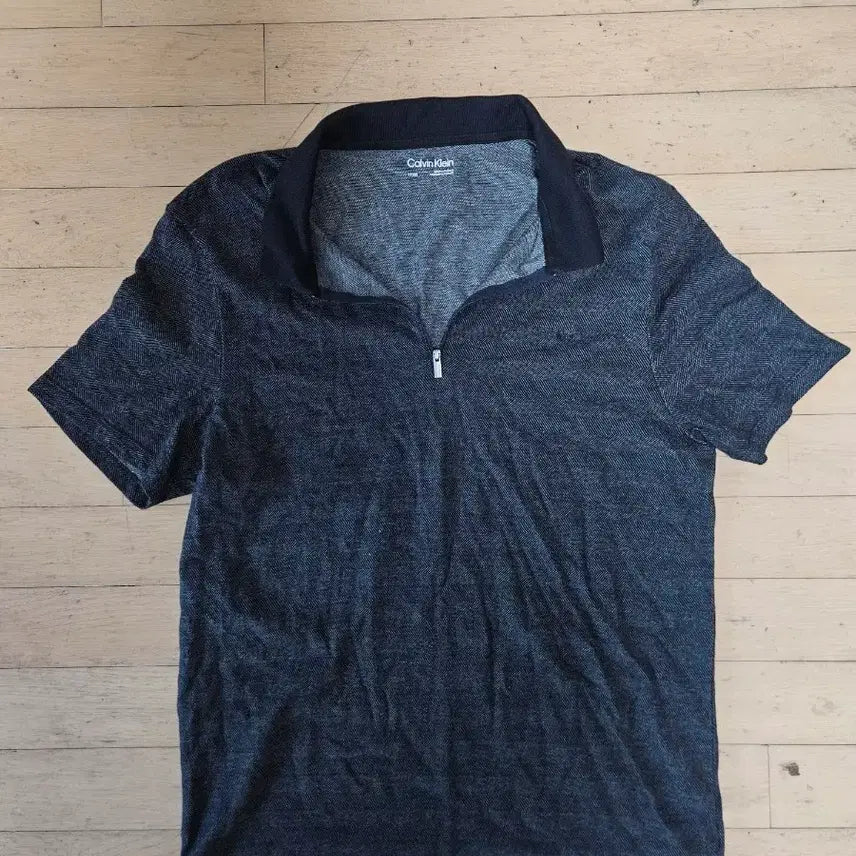 [BUNJANG] Calvin Klein Black Short Sleeve Polo T-Shirt L / 캘빈클라인 블랙 반팔 카라 티셔츠 L