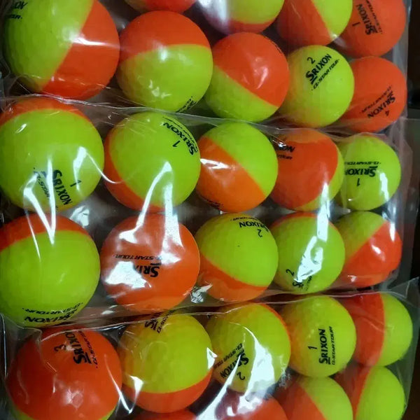 [BUNJANG] Srixon Q-Star Half-Half Golf Balls (60 Balls) / 스릭슨 반반공 큐스타 60알 깔끄미 로스트볼 필드용