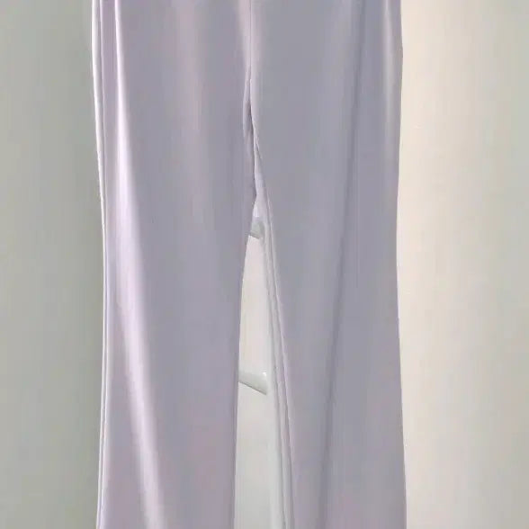 [BUNJANG] Longchamp Modal Wool Blend Slacks Pants Lavender Purple / 롱샴(LONGCHAMP) 연보라 모달 울 블렌드 슬랙스 팬츠