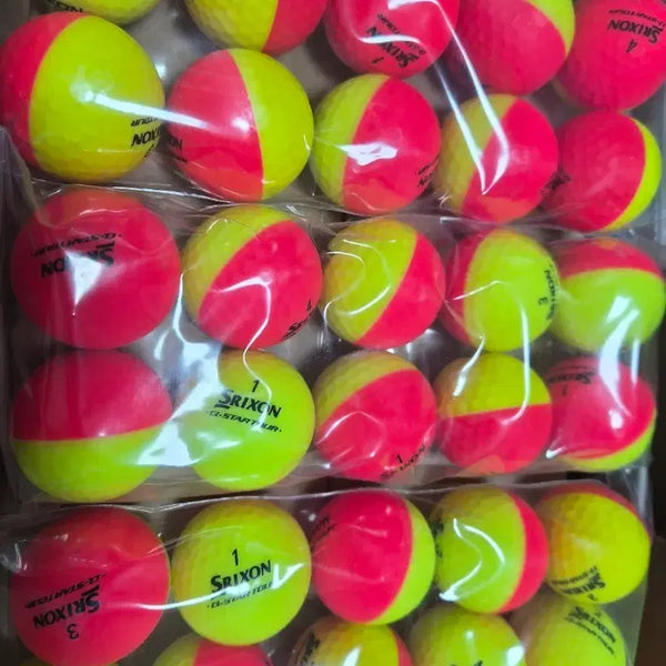 [BUNJANG] Srixon Q-Star Golf Balls - 60 Ball Red Collection - B Grade / 스릭슨 반반공 큐스타 60알 레드컬러모음/필드용깔끄미로스트볼