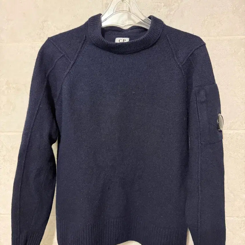[BUNJANG] CP Company Navy Wool Knit Sweater / CP컴퍼니 니트 네이비