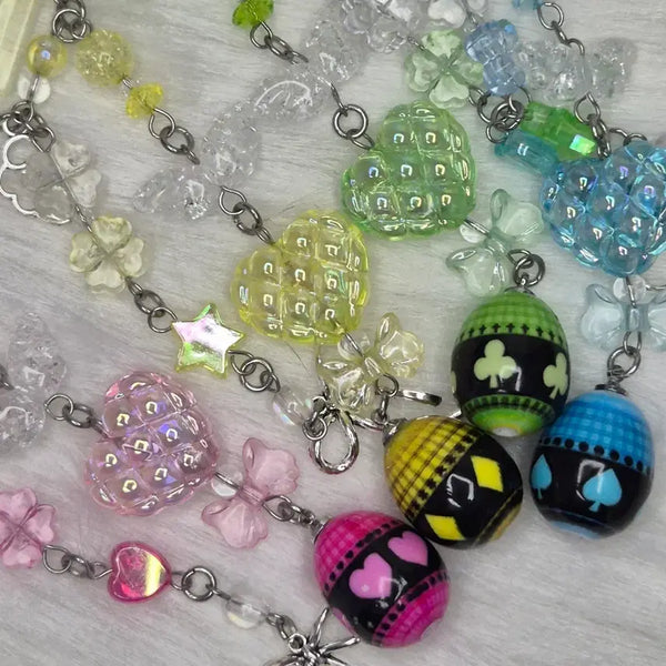 [BUNJANG] Suho Egg Beaded Keychain / 수호알키링 비즈키링
