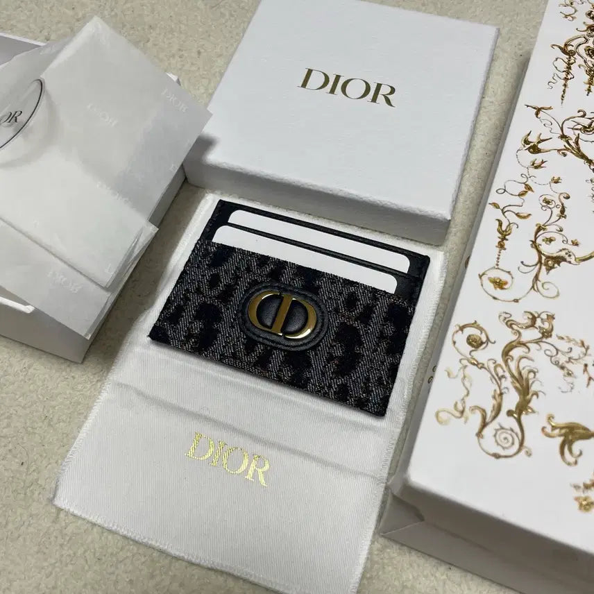[BUNJANG] Dior Oblique Montaigne Card Holder / [ 미사용 새상품 ] 디올 오블리크 몽테인 카드지갑