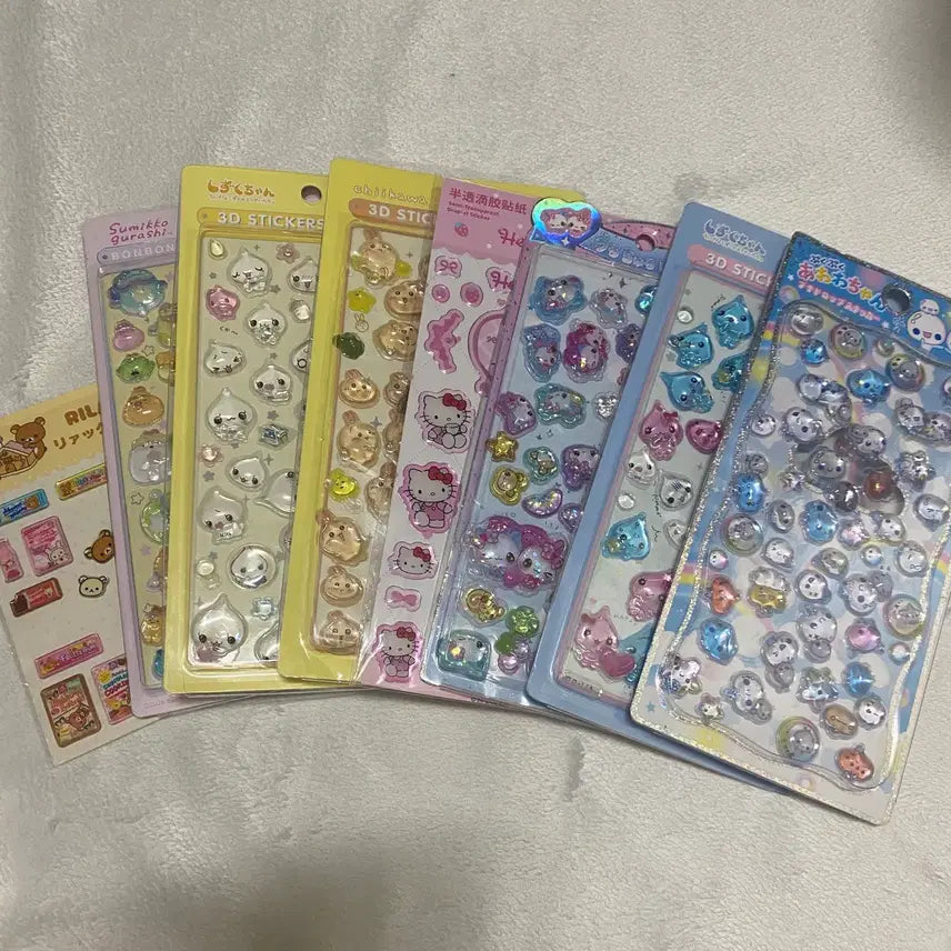 [BUNJANG] Bonbon Drop 3D Sticker Bundle Set / 봉봉드롭 3D스티커 일괄