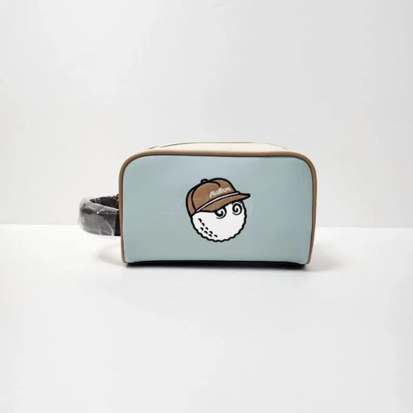 [BUNJANG] Malbon Color Block Pouch Dark Mint / 말본 컬러블록 파우치 다크 민트