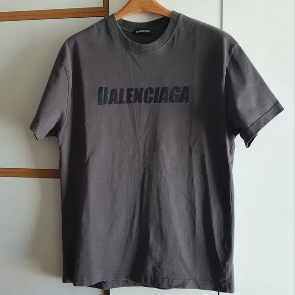 [BUNJANG] Balenciaga Logo Short Sleeve T-Shirt Size S / 발렌시아가 BALENCIAGA 로고 반팔티 S 써머 티셔츠 여름티 반팔