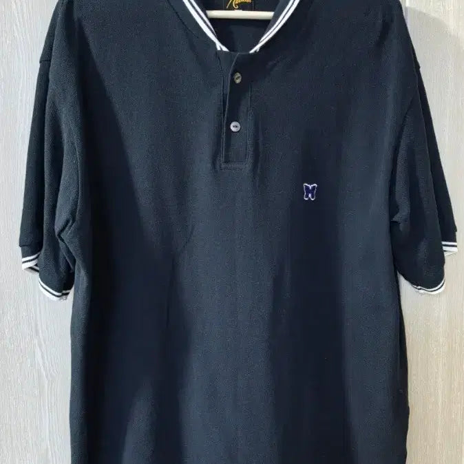 [BUNJANG] Needles Shawl Collar Polo Short Sleeve / Needles 니들스 숄 카라 폴로 반팔