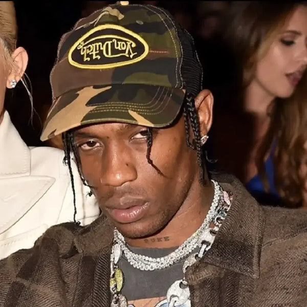 [BUNJANG] Von Dutch Travis Scott Camo Reverse Mesh Cap / 본더치 트래비스 스캇 카모 리버스 메쉬 캡 정품 새상품 Free