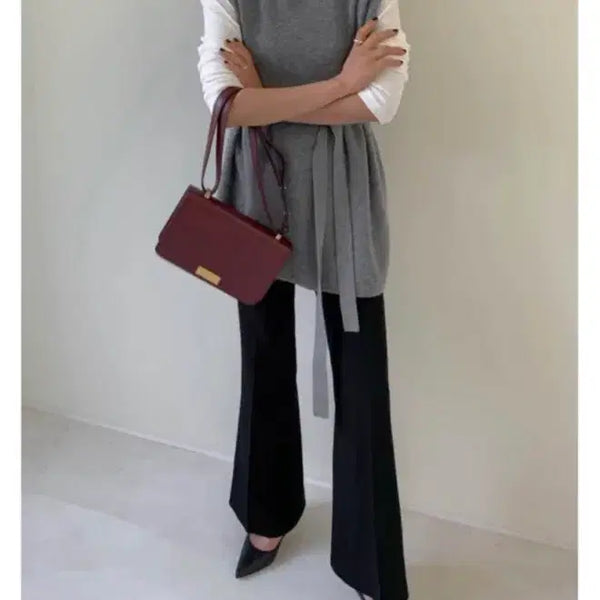[BUNJANG] YUMER Photoshop Bootcut Slacks Black S / 유메르 포토샵 부츠컷 슬랙스 블랙S 깨끗