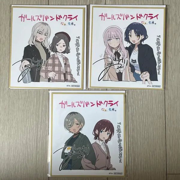 [BUNJANG] Girls Band Cry Theatrical Edition Part 2 Shikishi / 걸즈밴드크라이 극장판 후편 색지