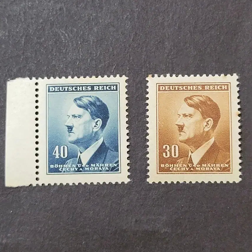 [BUNJANG] 1937 Germany Hitler Stamp Set (2 Types) / 1937년 독일 히틀러우표 2종